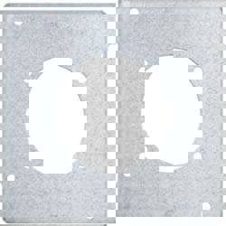 Square Surface Electrical Box Cover: Steel